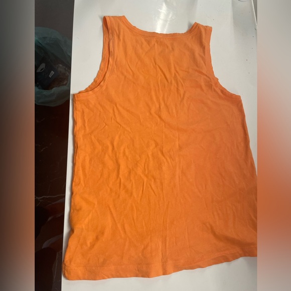 J. Crew Factory Slub Cotton Tank in Cantaloupe 🍊 - Picture 3 of 6